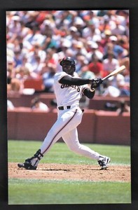 1989 BARRY COLLA Kevin Mitchell GIANTS UNSIGNED 3-1/2 x 5-1/2 PHOTO POSTCARD #18