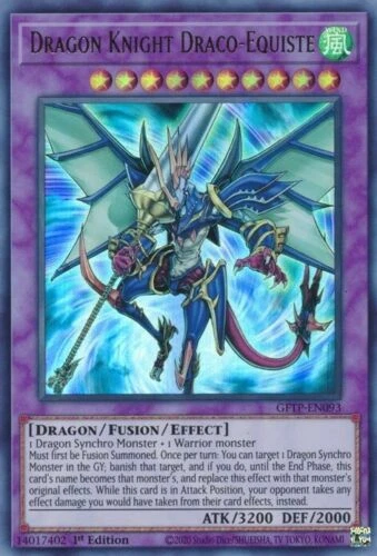 YUGIOH Dragon Knight Draco-Equiste Deck w/ Stardust Dragon Complete 42 - Cards - Image 1 of 1