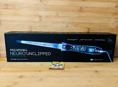 Nueva varita rizadora de titanio Paul Mitchell Neuro sin recortar - cono de 0,75 pulgadas Foto 1 de 2