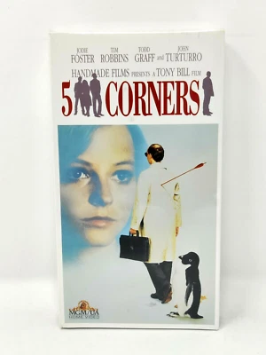 Five Corners (VHS, 1993)  *Starring Jodie Foster & Tim Robbins*  NEW, Sealed - Image 1 of 4