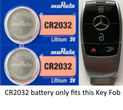 Batería de repuesto para llave inteligente MERCEDES BENZ - Murata CR2032 2Pk Foto 1 de 3