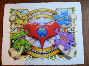GRATEFUL DEAD - ART PRINT - WE WILL GET BY - AJ MASTHAY - POSTER - GARCIA - WEIR - Picture 1 of 4