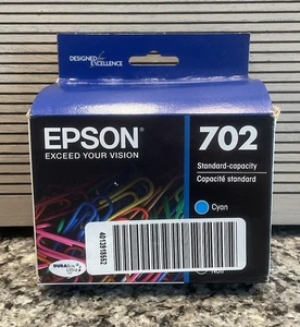 Epson Genuine 702 Ink Cartridge Combo Pack Exp: 06/2024 New/Sealed - Picture 1 of 6