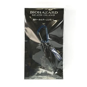 BIOHAZARD Resident Evil Death Island Leon Gun Keychain Carabiner Capcom 2023 New - Picture 1 of 4