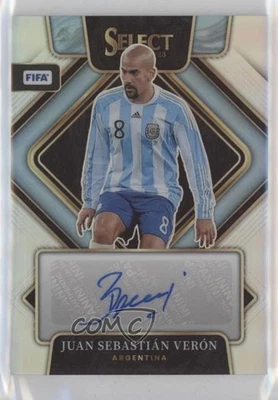 2022 Panini Select FIFA Signatures Silver Prizm Juan Sebastian Veron #S-JSV Auto - Image 1 of 2