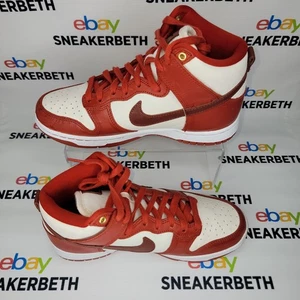 Nike Dunk LXX Alto Cinabrio Cuero Rojo MUJER 7.5 DX0346 600 - Imagen 1 de 6