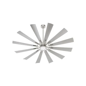 Cirque - 12 Blade Patio Fan with Light Kit-15 Inches Tall and 72 Inches - Picture 1 of 1
