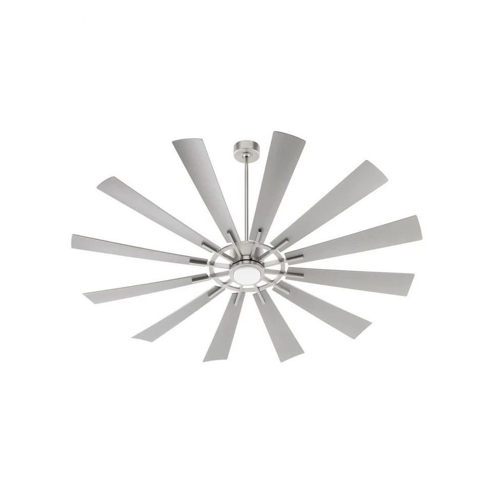 Cirque - 12 Blade Patio Fan with Light Kit-15 Inches Tall and 72 Inches - Image 1 of 1