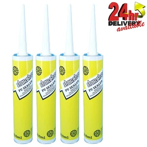 Adesivo sigillante PU bianco amido sigillante cucitura distintivo incollaggio bordo colla tigre x 4 - Foto 1 di 1