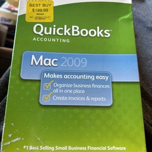 QuickBooks 2009 For Mac Accounting. - Picture 1 of 6