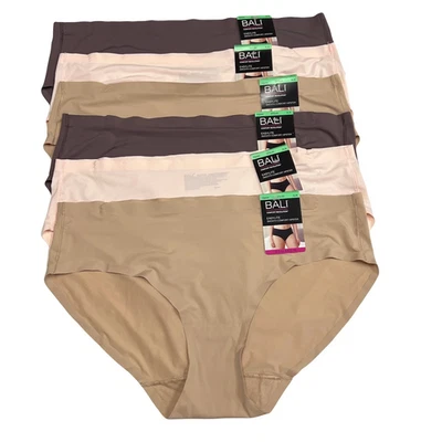 6 Bali Comfort Revolution Hipster Panty XL 8 NWT Panties Seamless DFEL63 - Image 1 of 4