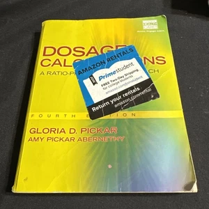 Dosage Calculations: A - Paperback, by Pickar Gloria D. - Bild 1 von 1