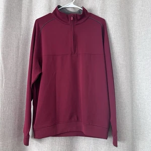 Sudadera Bobby Jones X-H20 - Pullover 1/4 Cremallera Manga Larga Para Hombre Talla Grande - Imagen 1 de 10