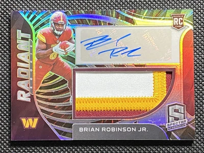 2022 Spectra Radiant Brian Robinson Jr. RC Rookie Patch Auto RPA 26/60 -GL12 - Image 1 of 4