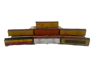 Ho Scale Rolling Stock Train Miniature Set Of 7 Refrigerator Box Cars New  - Picture 1 of 18