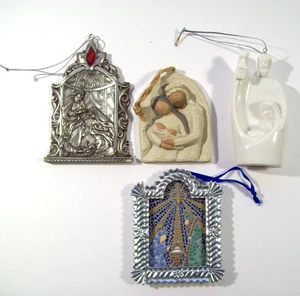 Lote de adornos de belén de la Sagrada Familia, sauce, sello, Navidad - Imagen 1 de 10