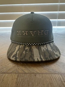 Drake Waterfowl Flatbill 2 Tone Ripstop Rope Hat Reverse Logo - Picture 1 of 9