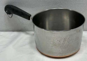 Revere Ware 1801 Stainless Steel Copper Bottom 3 Qt Sauce Pan - NO Lid - Picture 1 of 9