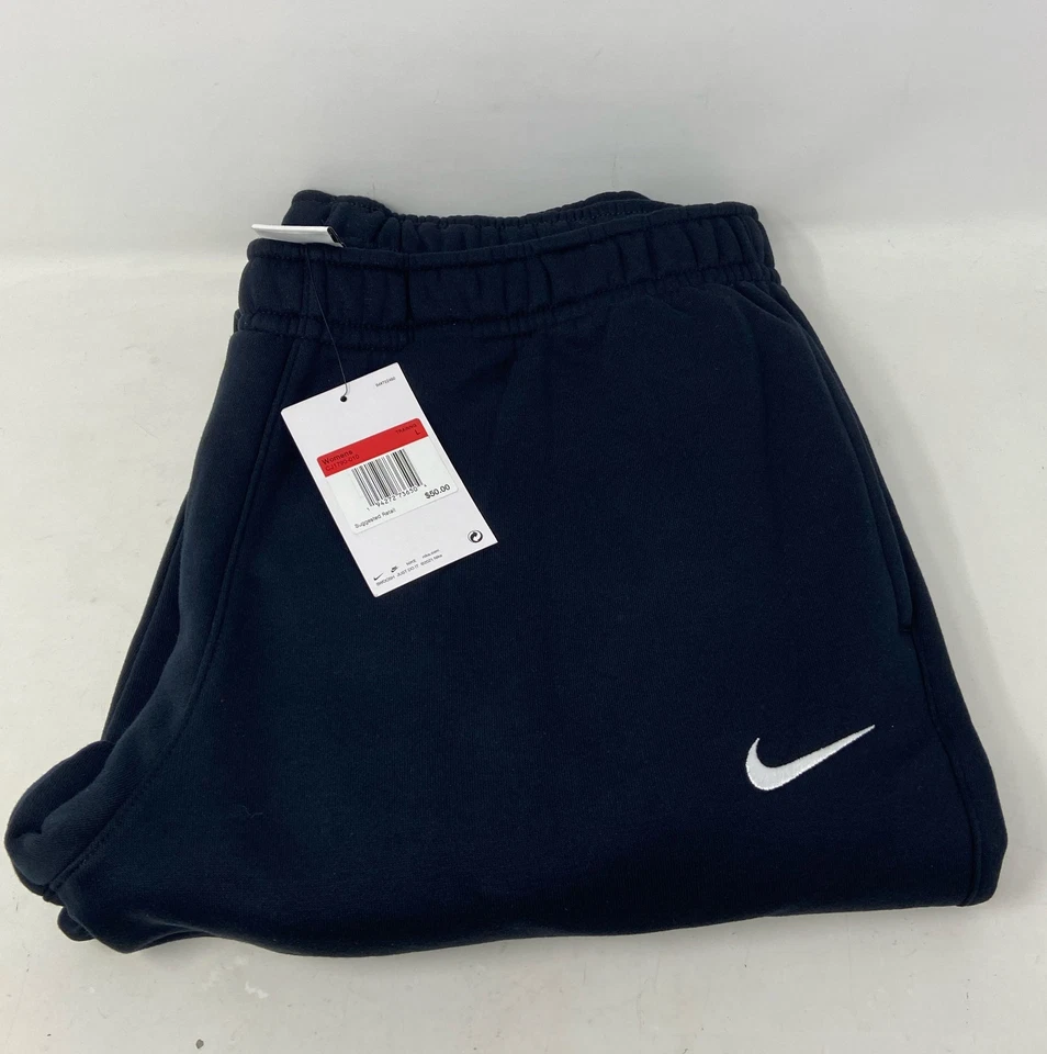 Nike Women's Club Fleece Black Sweatpants CJ1790-010 Size X-Small / With Tag
