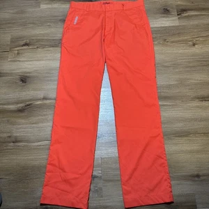 Nike Golf Pants Mens Size 34x34 Red Dri Fit Tour Performance Stretch Lightweight - Picture 1 of 16