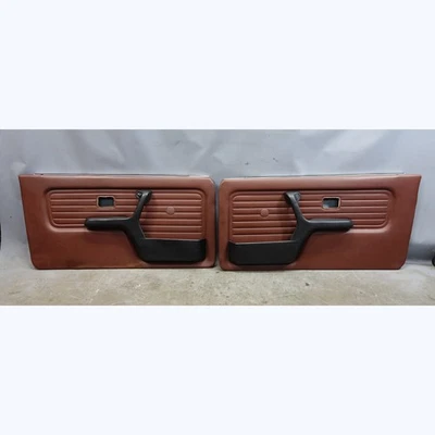 Par de molduras de panel de puerta interior delantero rojo Taurus 84-86 BMW E30 serie 3 cupé OEM Foto 1 de 4