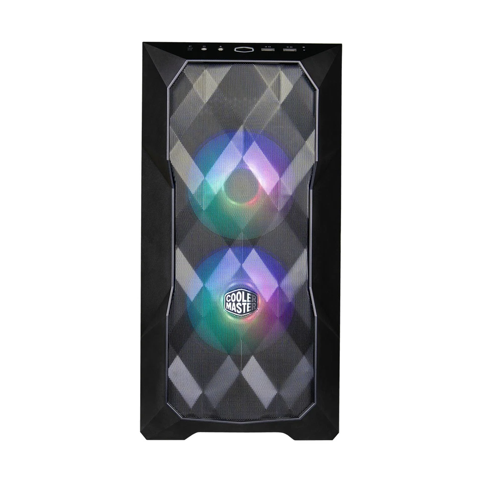 Cooler Master TD300 Mini Tower PC Black micro ATX Mini-ITX Mesh Plastic Steel Mu - Image 1 of 1