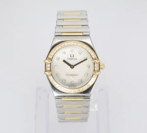 Omega Constellation 25 mm My Choice 18K dos tonos diamante esfera y bisel 1365,75 - Imagen 1 de 9