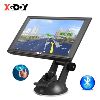 XGODY 9'' Truck Navi Wohnmobil Navigationsgerät Bluetooth Navigation EU Karten - Bild 1 von 4