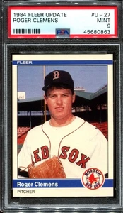 Aggiornamento Fleer 1984 Roger Clemens #U-27 Rookie RC PSA 9 - Foto 1 di 2