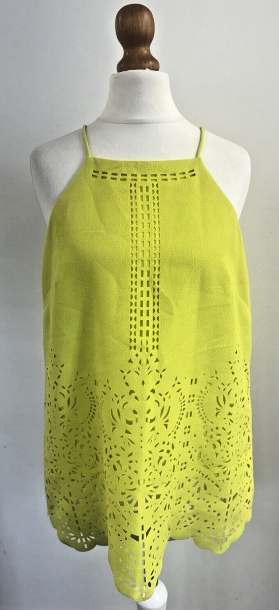 karen millen yellow top