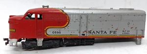 Vintage Lionel Ho Diesel Santa Fe Train Engine 0595 Diecast. USA. For Repair! - Picture 1 of 11