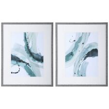 Uttermost 33710 Depth 34 X 28 Inch Abstract Watercolor Prints Set of 2