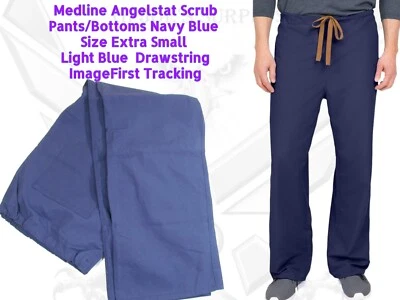 NUEVO Pantalón Exfoliante Medline Azul Marino Unisex Angelstat ImageFirst Tracking COG XS WH1 Foto 1 de 4