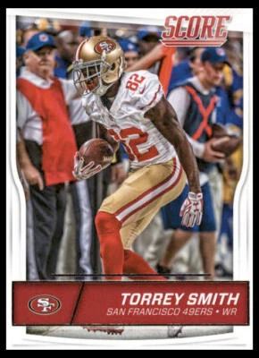 2016 Score #274 Torrey Smith San Francisco 49ers Football Card - Image 1 of 2