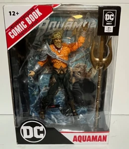DC Direct Page Punchers AquaMan McFarlane Toys Action Figure with Comic Book NEW - Picture 1 of 5