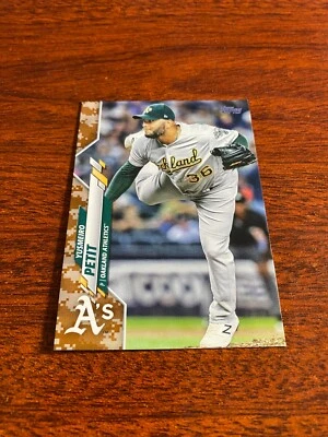 2020 Topps Update Memorial Day Camo #U-84 Yusmeiro Petit #'d/25 - Image 1 of 2