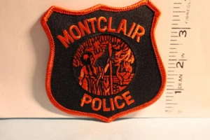 police patch MONTCLAIR POLICE NEW JERSEY RED BORDERS - Bild 1 von 1