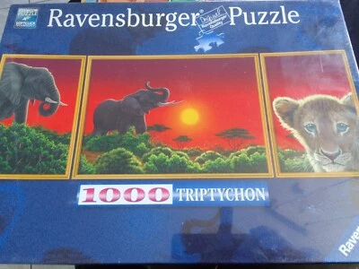 Triptychon Ravensburger Puzzle 199914 , Afrika, Neu C  - Bild 1 von 2