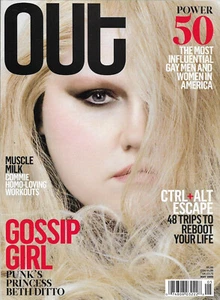 OUT Magazine May 2009 Beth Ditto Jon Foster 50 Most Influential Gay People - Picture 1 of 5