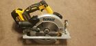 DeWalt DCS570 Cordless 18V XR Brushless 184mm Circular Saw battery and charger
