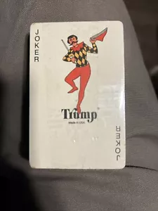 Vintage Trump Casino Sealed Deck Of Playing Cards Norman Rockwell Back - Picture 1 of 2