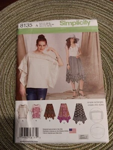 Simplicity 8135 Misses Skirts and Tunic Sewing Pattern Size XS-XL - Picture 1 of 6