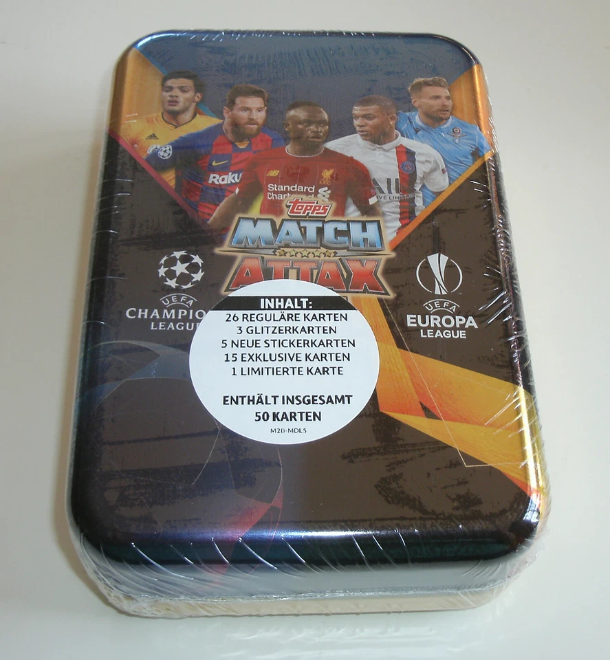 Topps Match Attax 101 Saison 2019/2020 - Mega Tin Box mit Lmited Edition