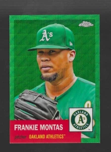 FRANKIE MONTAS 2022 Topps Chrome Platinum Green Wave refractor /99 #289 A'S colr - Picture 1 of 2