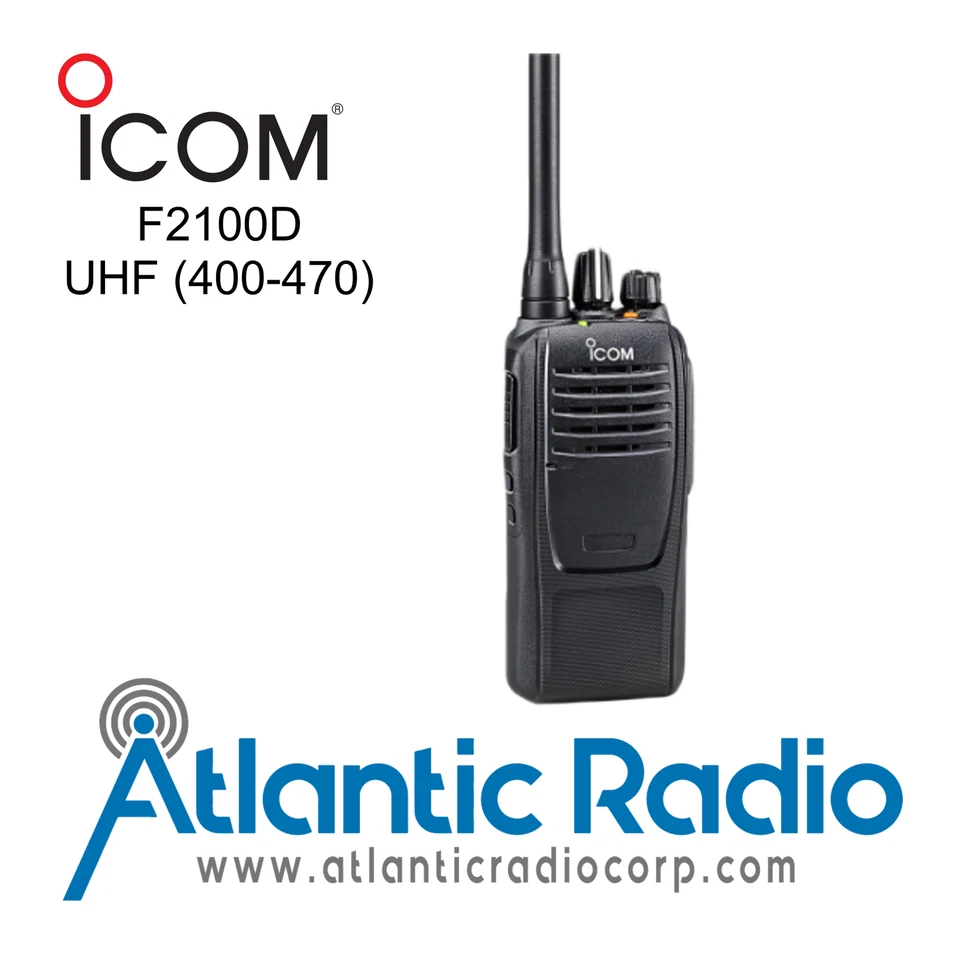 Icom F2100D Two Way Radio - UHF Handheld (400-470) - Digital - IP67 - Image 1 of 1
