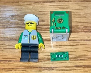 LEGO Classic City Town Bank Mini-figure Bank Driver Worker (1997), Safe (07), $ - Picture 1 of 8