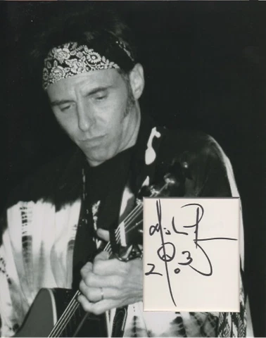 NILS LOFGREN Signed 10x8 Photo Display THE E STREET BAND COA Cover