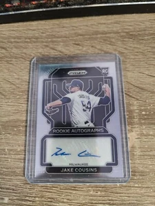 JAKE COUSINS 2022 PANINI PRIZM ROOKIE AUTOGRAPHS #RA-JE BREWERS FREE SHIPPING - Picture 1 of 2