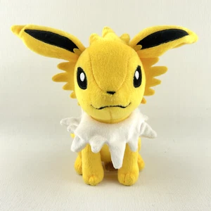 Tomy Pokemon Jolteon Plush 8" Plush Doll Eevee Evolution 2017 Yellow White - Picture 1 of 10