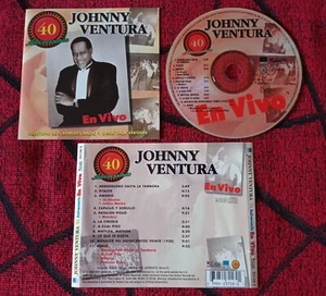JOHNNY VENTURA ** 40 Aniversario En Vivo ** ORIGINAL 1998 USA CD - Picture 1 of 1